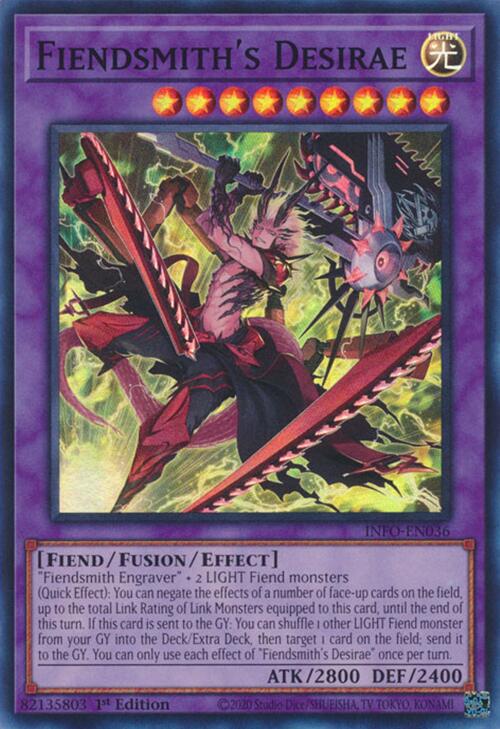 Fiendsmith's Desirae [INFO-EN036] Super Rare | Chromatic Games