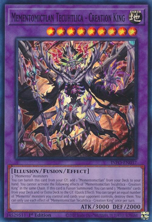 Mementomictlan Tecuhtlica - Creation King [INFO-EN037] Super Rare | Chromatic Games