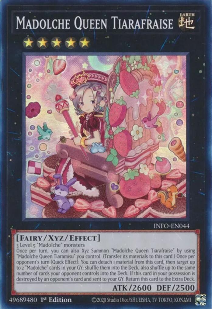 Madolche Queen Tiarafraise [INFO-EN044] Super Rare | Chromatic Games