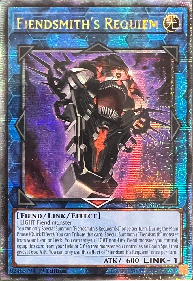 Fiendsmith's Requiem (Quarter Century Secret Rare) [INFO-EN046] Quarter Century Secret Rare | Chromatic Games