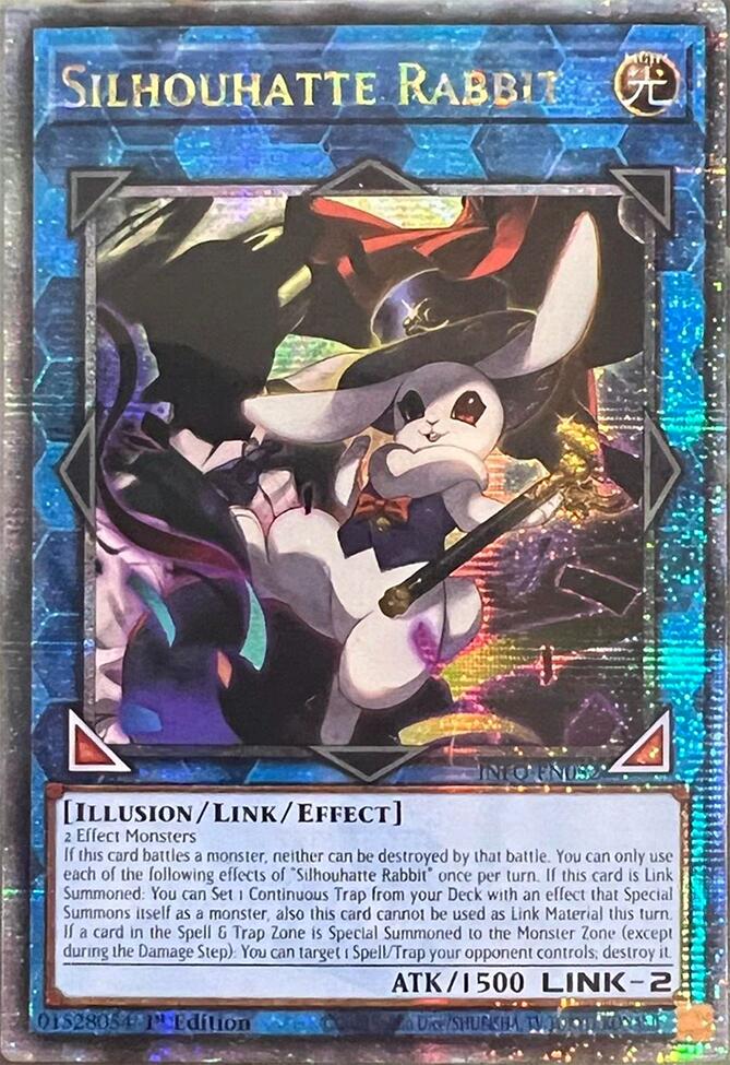 Silhouhatte Rabbit (Quarter Century Secret Rare) [INFO-EN052] Quarter Century Secret Rare | Chromatic Games