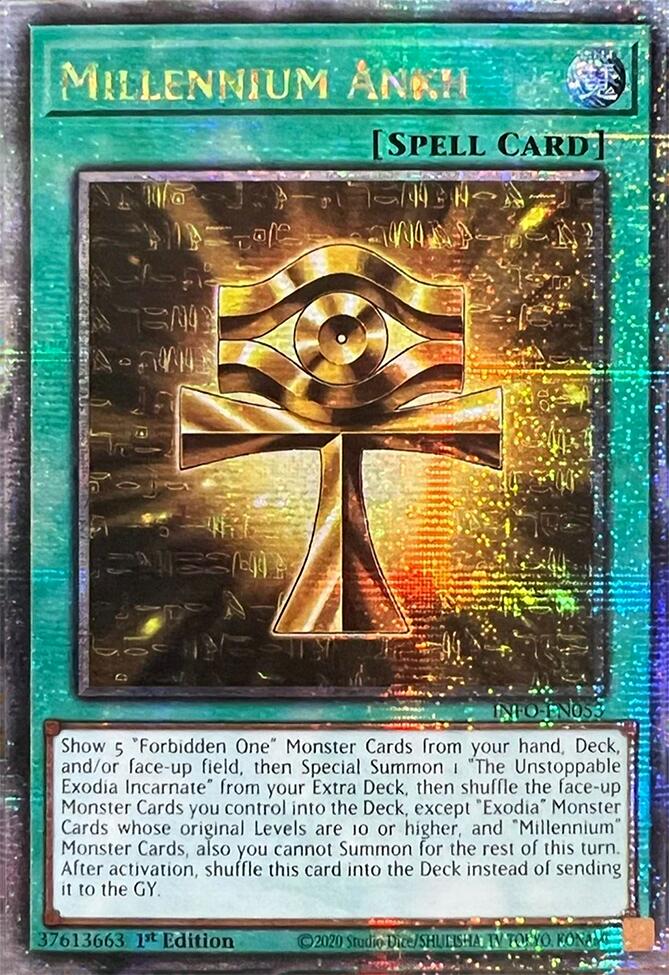 Millennium Ankh (Quarter Century Secret Rare) [INFO-EN053] Quarter Century Secret Rare | Chromatic Games