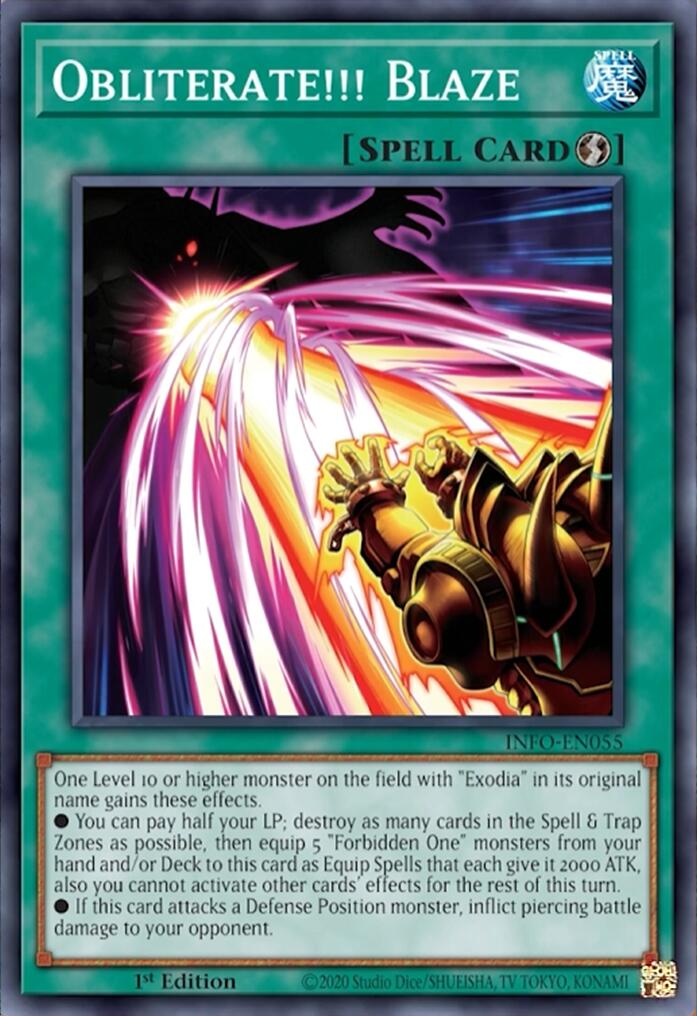 Obliterate!!! Blaze [INFO-EN055] Super Rare | Chromatic Games
