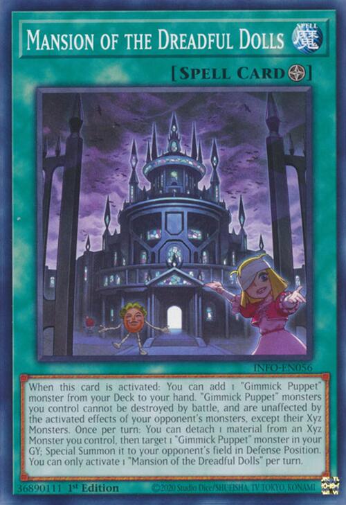 Mansion of the Dreadful Dolls [INFO-EN056] Common | Chromatic Games