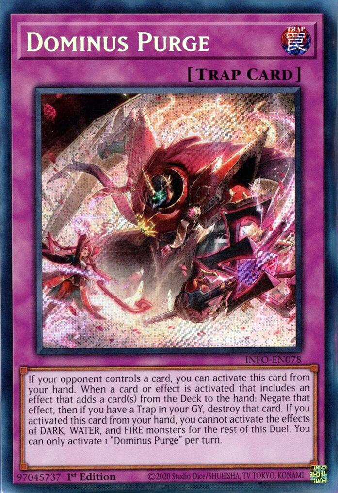 Dominus Purge [INFO-EN078] Secret Rare | Chromatic Games