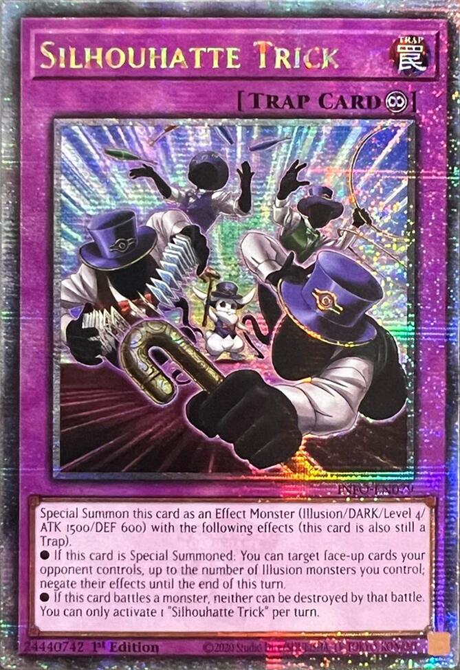 Silhouhatte Trick (Quarter Century Secret Rare) [INFO-EN079] Quarter Century Secret Rare | Chromatic Games