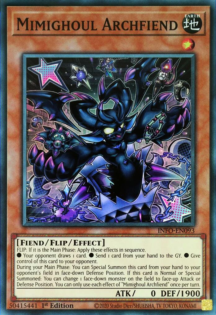 Mimighoul Archfiend [INFO-EN093] Super Rare | Chromatic Games