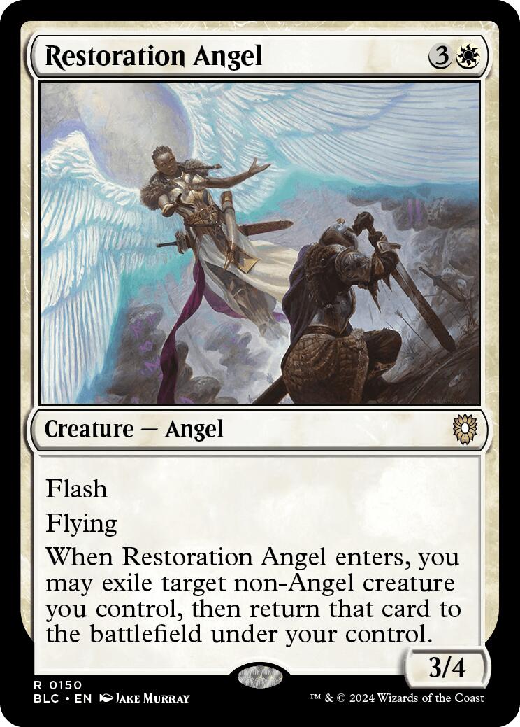 Restoration Angel [Bloomburrow Commander] | Chromatic Games