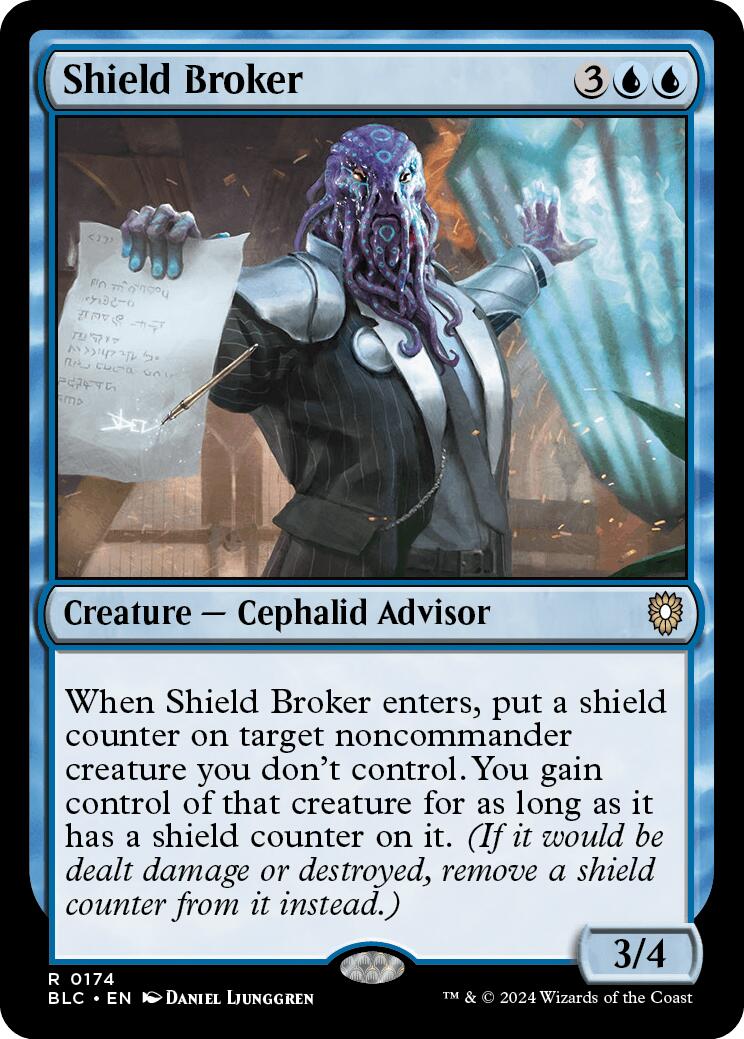 Shield Broker [Bloomburrow Commander] | Chromatic Games