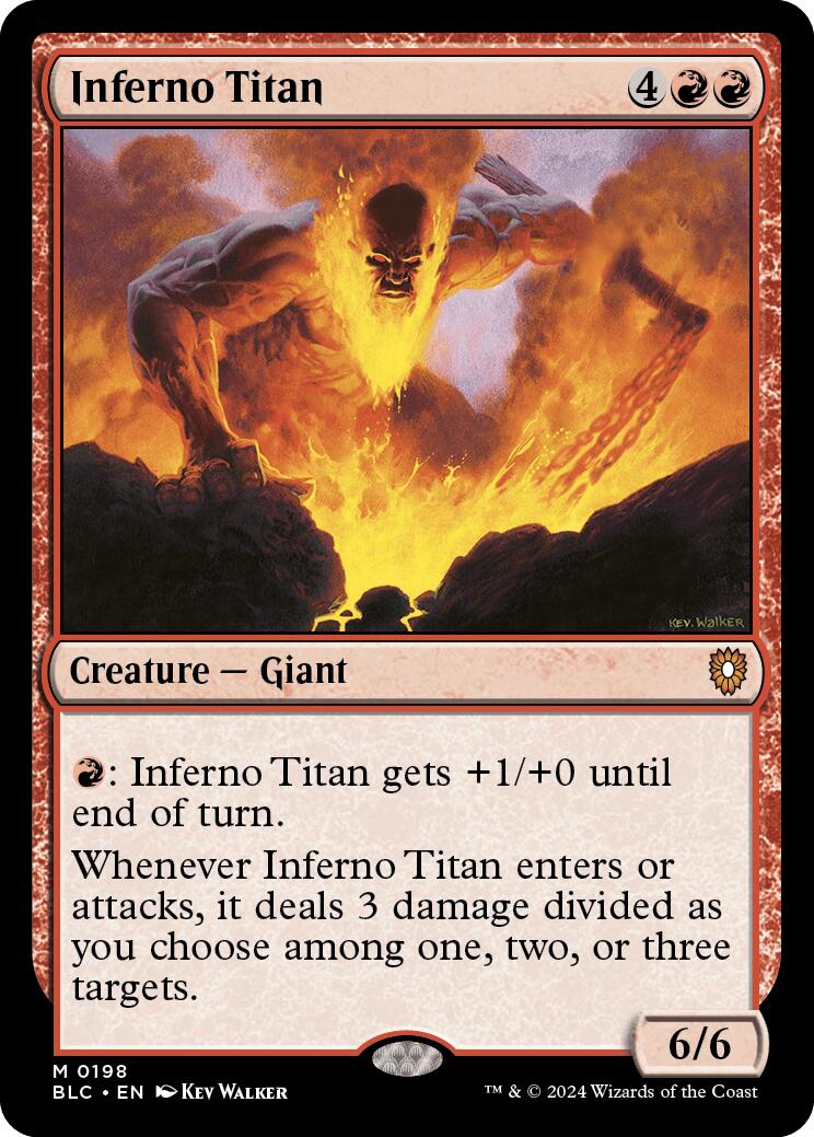 Inferno Titan [Bloomburrow Commander] | Chromatic Games