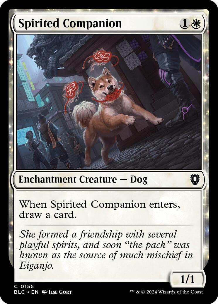 Spirited Companion [Bloomburrow Commander] | Chromatic Games