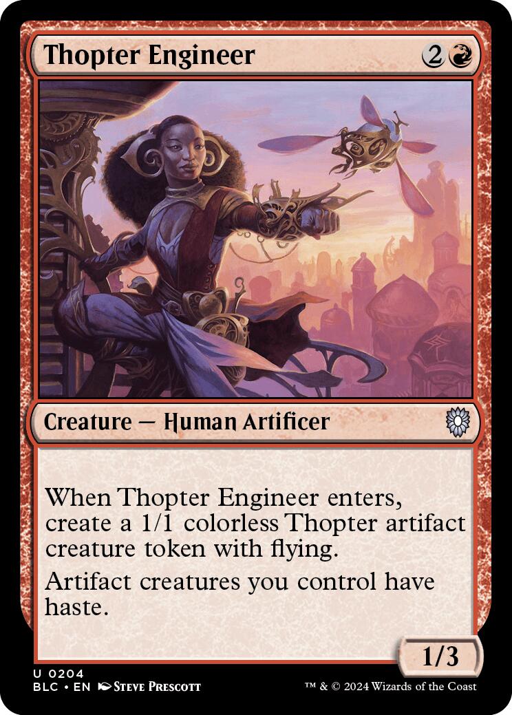 Thopter Engineer [Bloomburrow Commander] | Chromatic Games