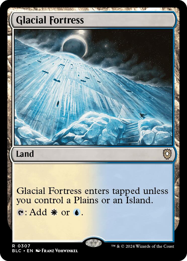 Glacial Fortress [Bloomburrow Commander] | Chromatic Games