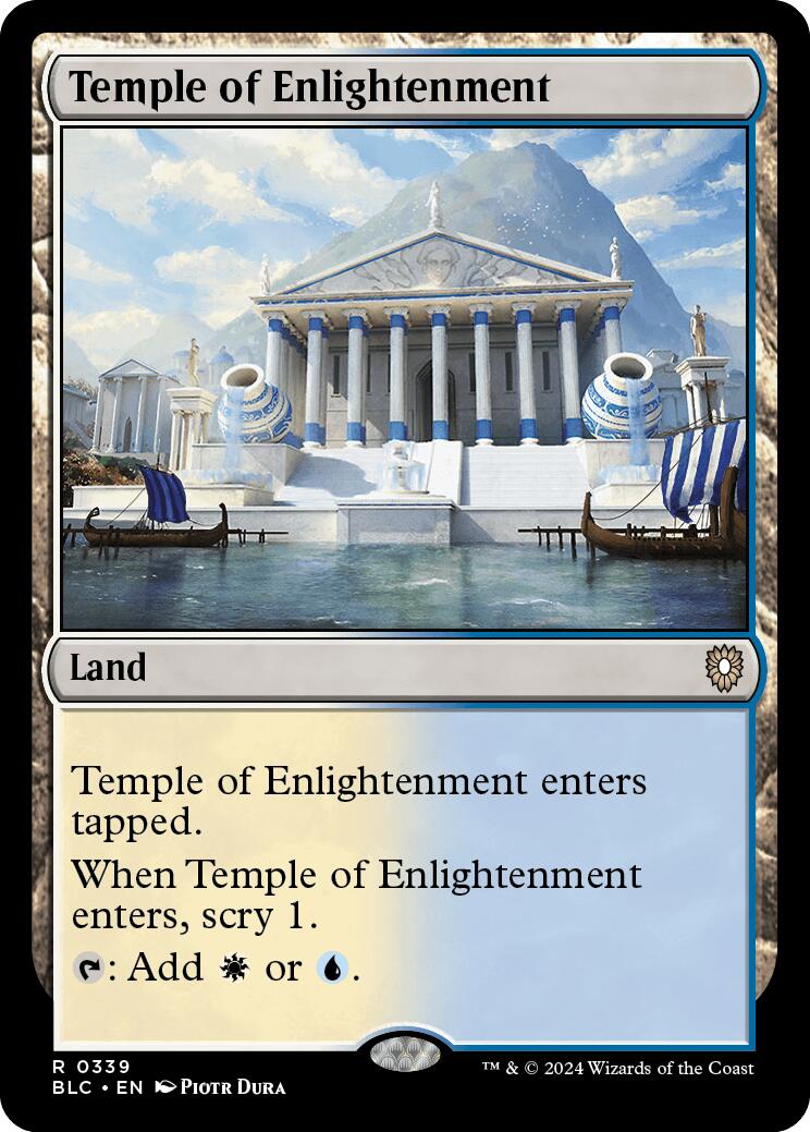 Temple of Enlightenment [Bloomburrow Commander] | Chromatic Games