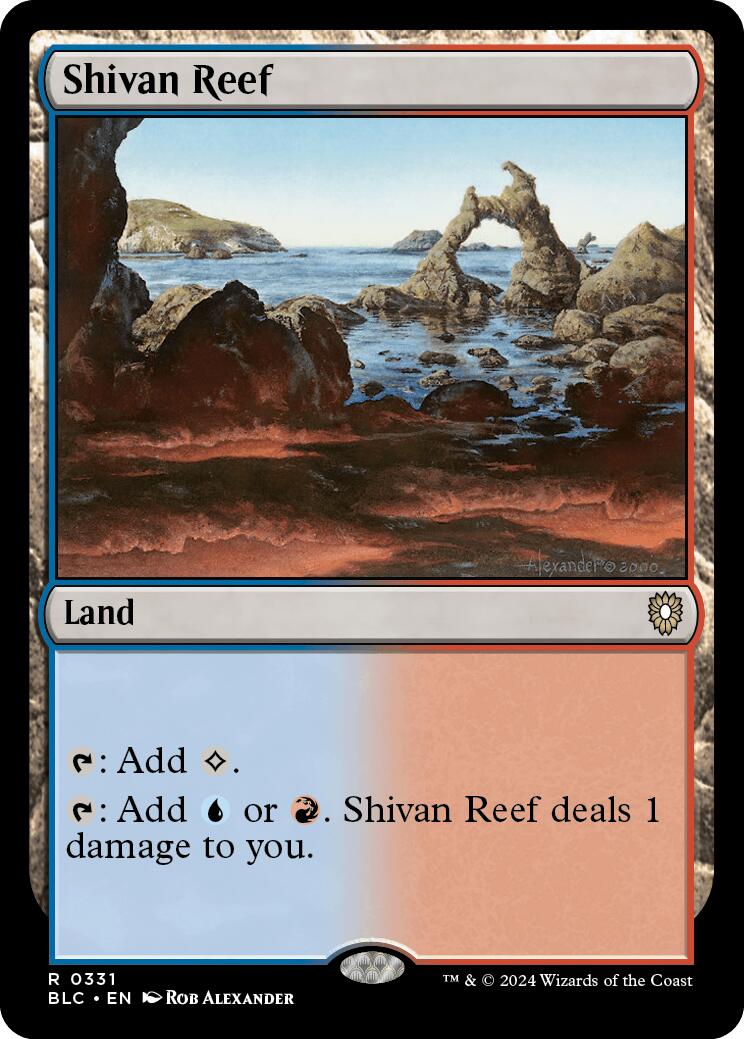 Shivan Reef [Bloomburrow Commander] | Chromatic Games