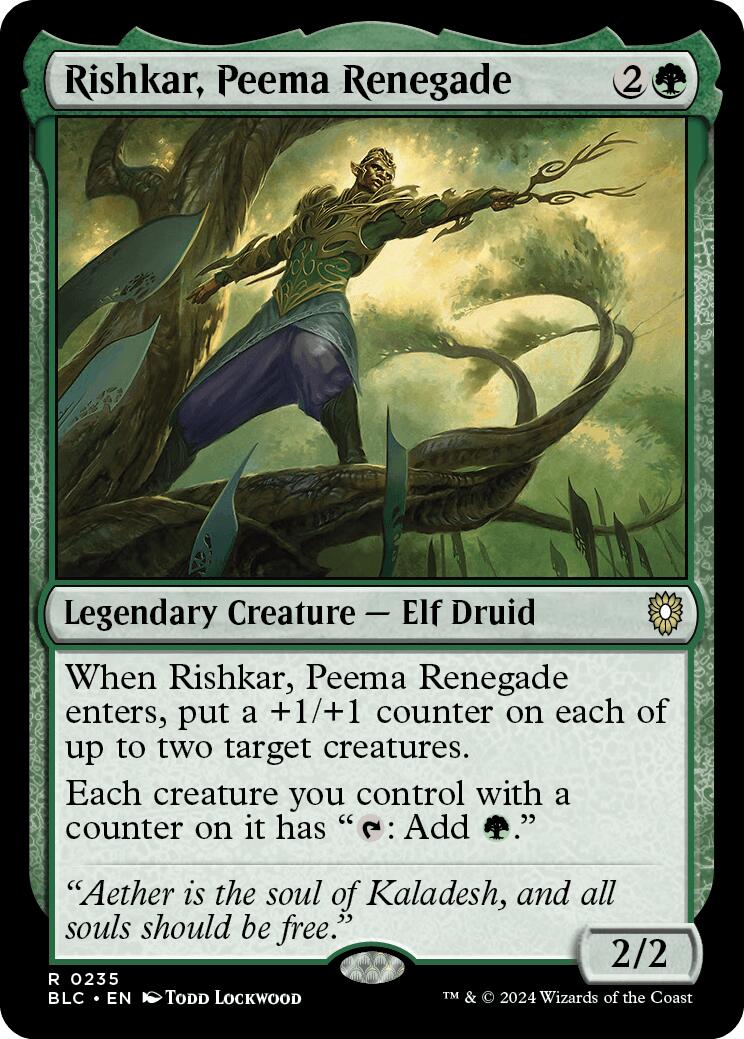 Rishkar, Peema Renegade [Bloomburrow Commander] | Chromatic Games
