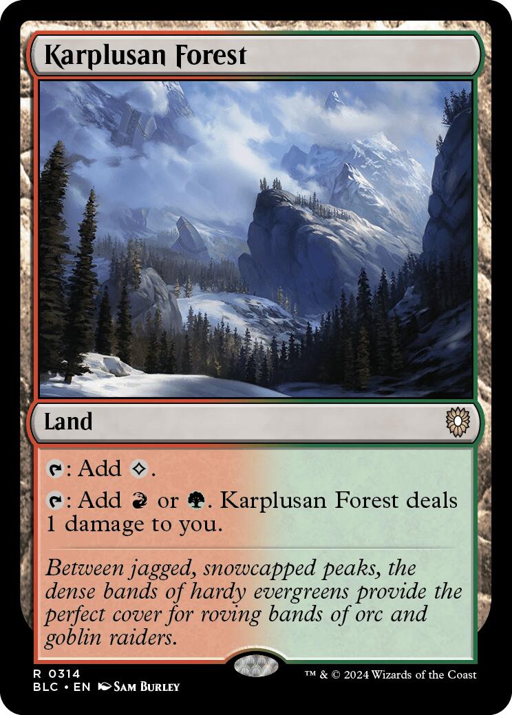 Karplusan Forest [Bloomburrow Commander] | Chromatic Games