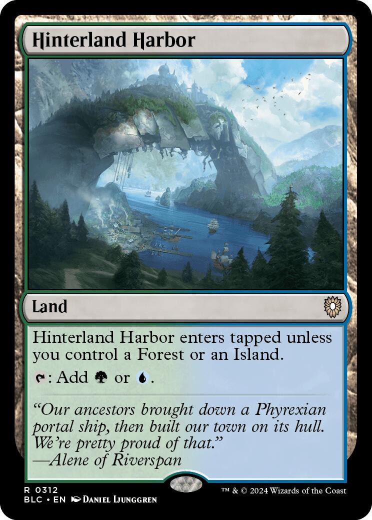 Hinterland Harbor [Bloomburrow Commander] | Chromatic Games