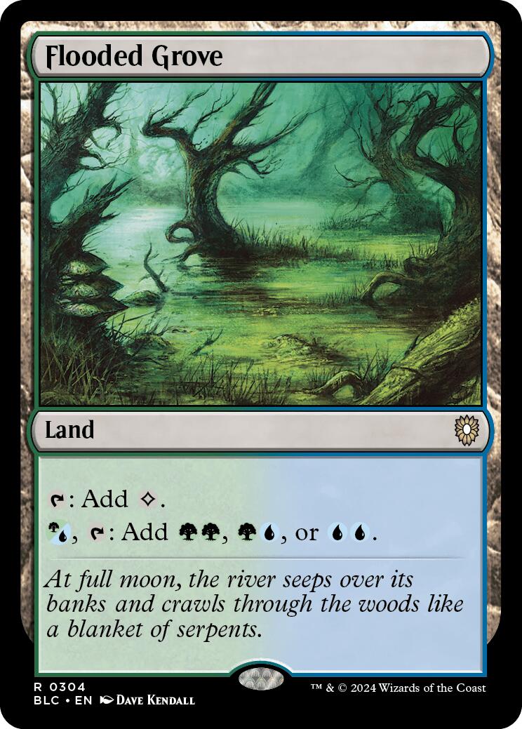 Flooded Grove [Bloomburrow Commander] | Chromatic Games