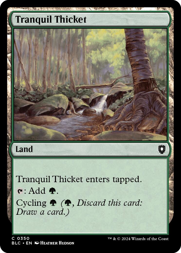 Tranquil Thicket [Bloomburrow Commander] | Chromatic Games