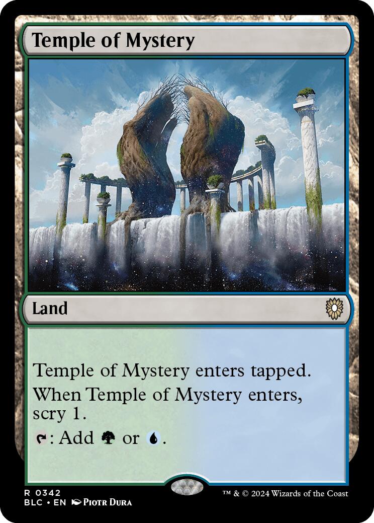 Temple of Mystery [Bloomburrow Commander] | Chromatic Games