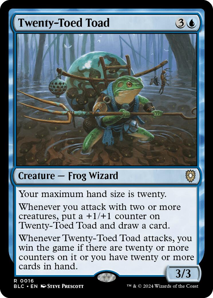 Twenty-Toed Toad [Bloomburrow Commander] | Chromatic Games