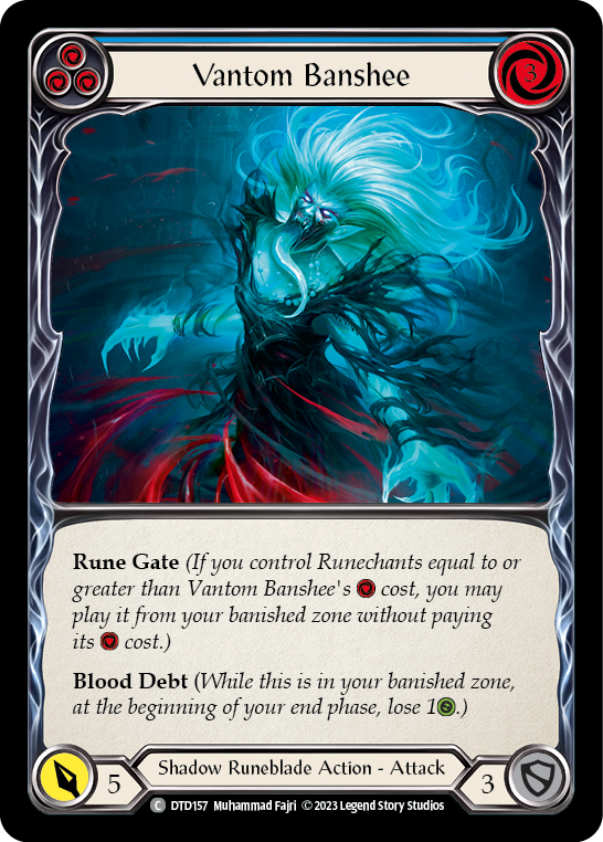 Vantom Banshee (Blue) [DTD157] (Dusk Till Dawn) | Chromatic Games