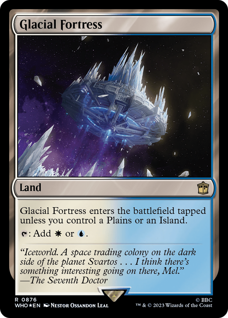 Glacial Fortress (Surge Foil) [Doctor Who] | Chromatic Games