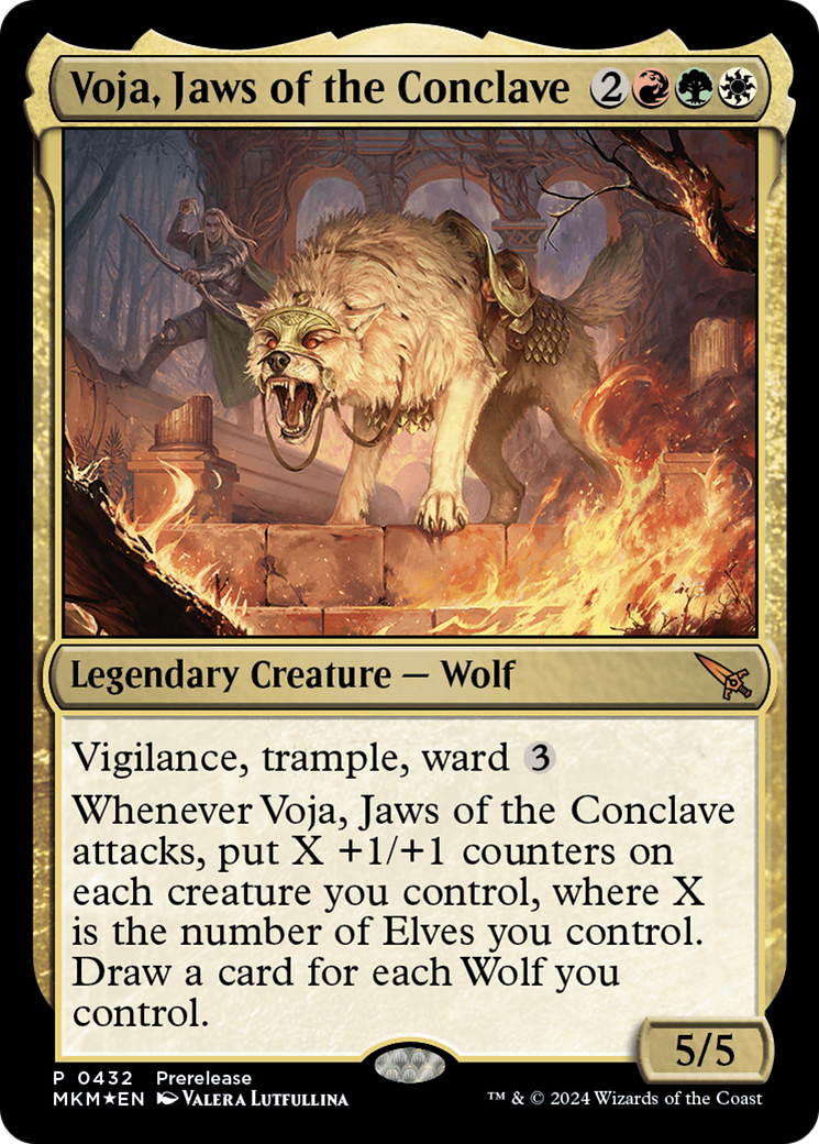 Voja, Jaws of the Conclave [Murders at Karlov Manor Prerelease Promos] | Chromatic Games