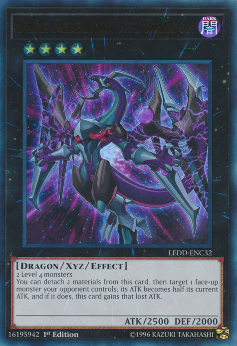 Dark Rebellion Xyz Dragon [LEDD-ENC32] Ultra Rare | Chromatic Games