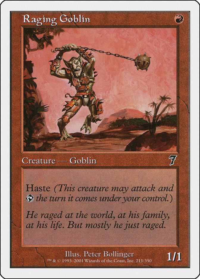 Raging Goblin 211/350 (7th Edition)  | Chromatic Games