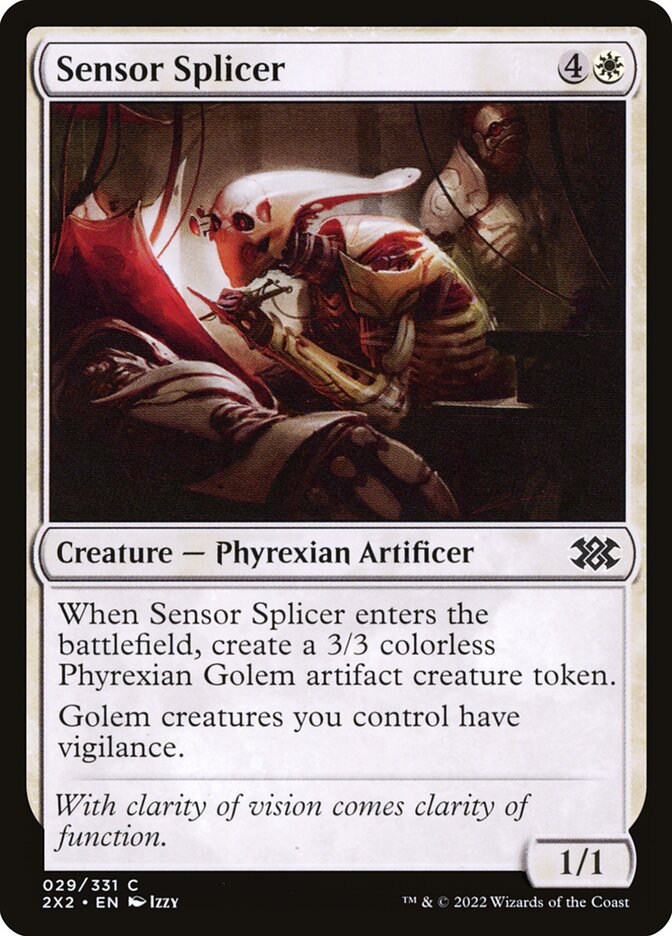 Sensor Splicer 29/331 (Double Masters 2022)  - Foil | Chromatic Games