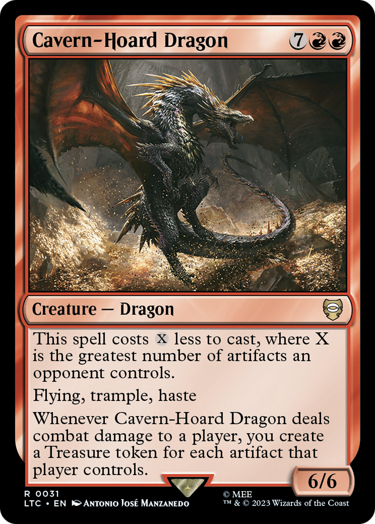 Cavern-Hoard Dragon [The Lord of the Rings: Tales of Middle-Earth Commander] | Chromatic Games