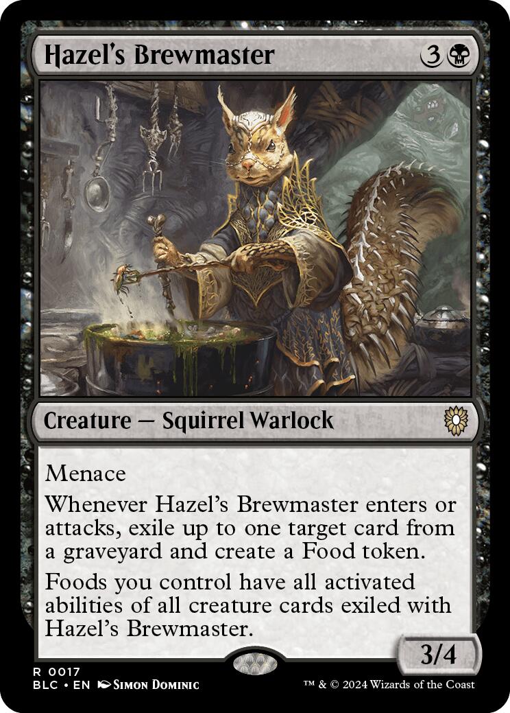 Hazel's Brewmaster [Bloomburrow Commander] | Chromatic Games