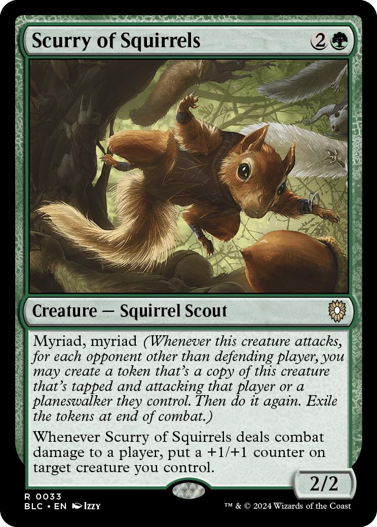 Scurry of Squirrels [Bloomburrow Commander] | Chromatic Games