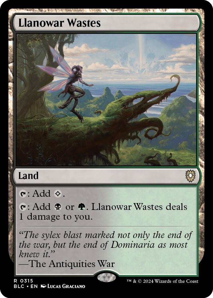 Llanowar Wastes [Bloomburrow Commander] | Chromatic Games