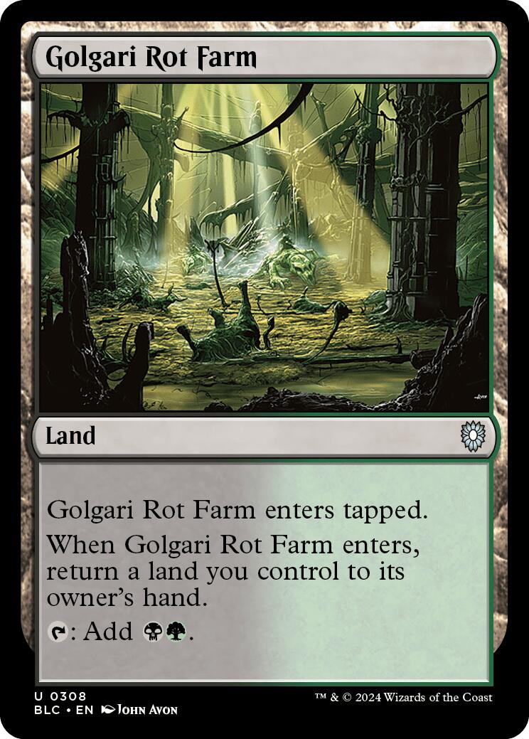Golgari Rot Farm [Bloomburrow Commander] | Chromatic Games