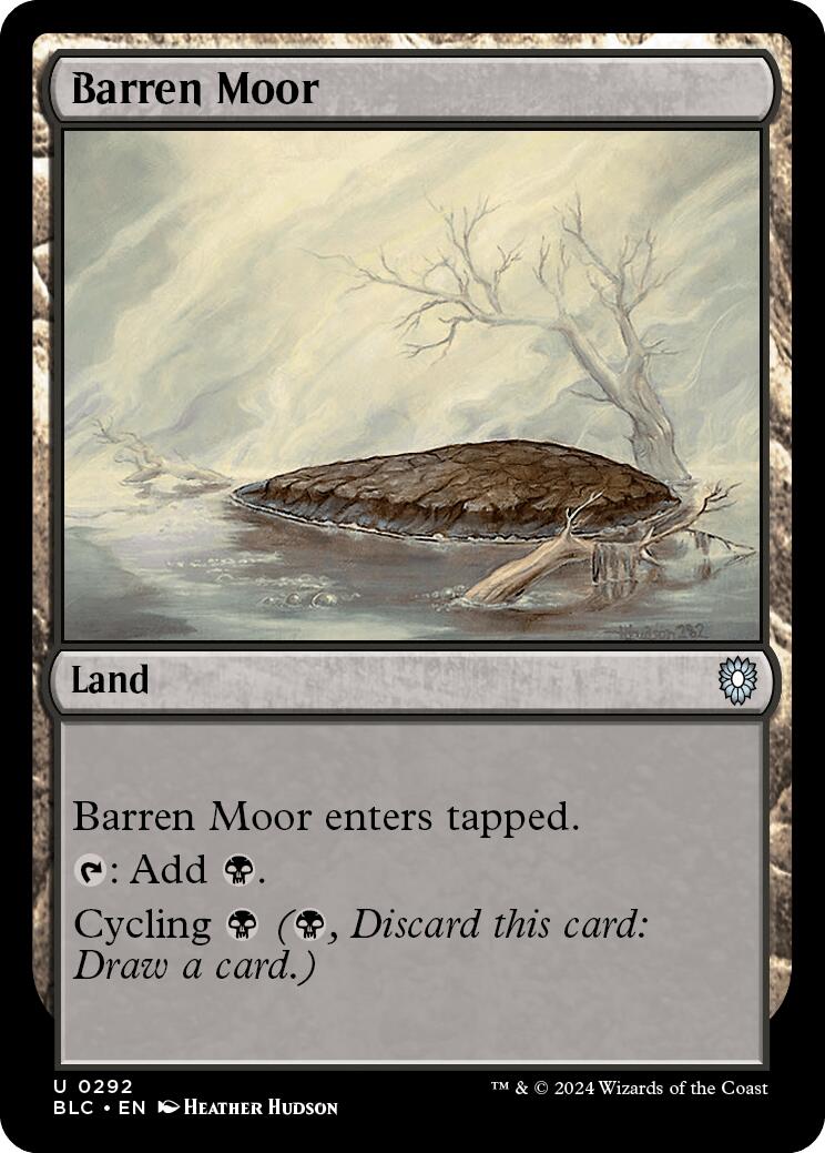 Barren Moor [Bloomburrow Commander] | Chromatic Games