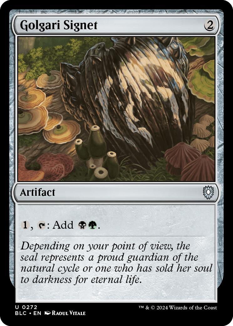 Golgari Signet [Bloomburrow Commander] | Chromatic Games