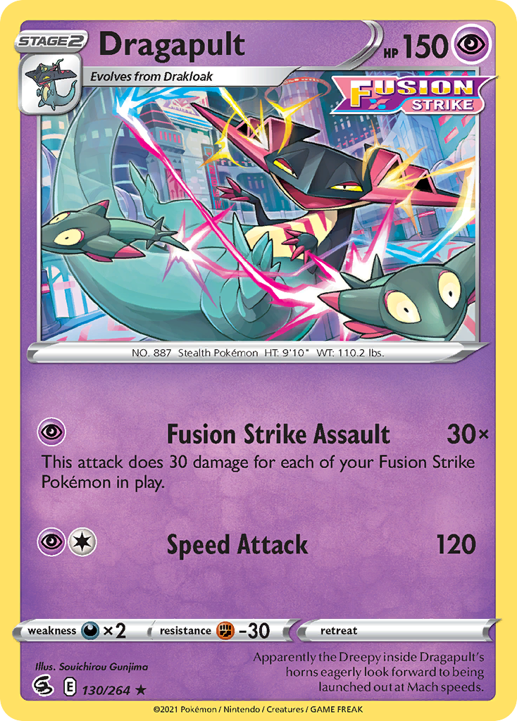 Dragapult (130/264) (Theme Deck Exclusive) [Sword & Shield: Fusion Strike] | Chromatic Games