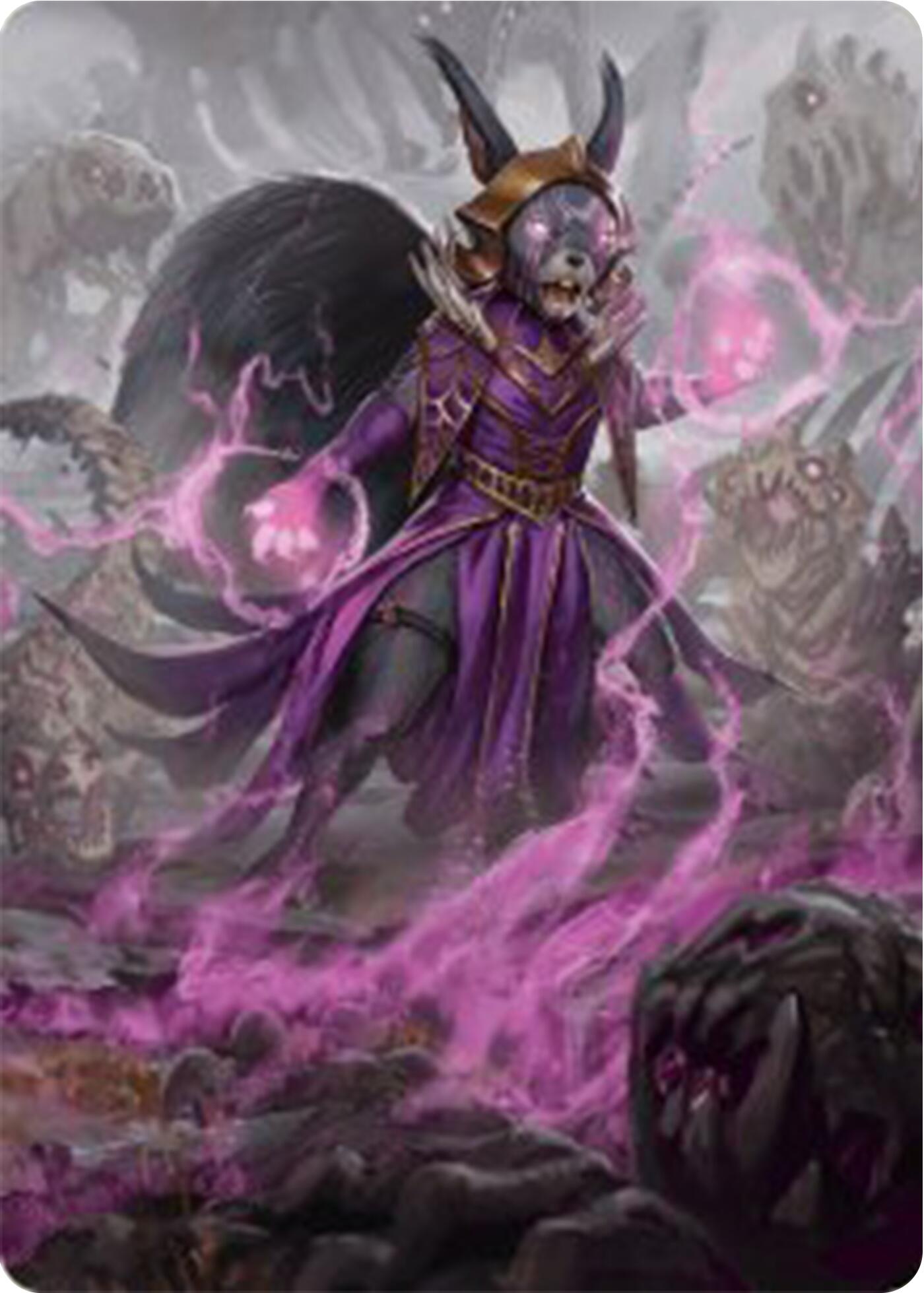 Liliana of the Dark Realms Art Card [Bloomburrow Art Series] | Chromatic Games