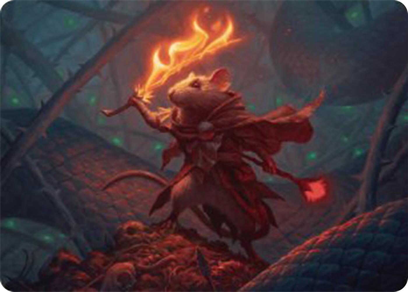 Emberheart Challenger Art Card [Bloomburrow Art Series] | Chromatic Games