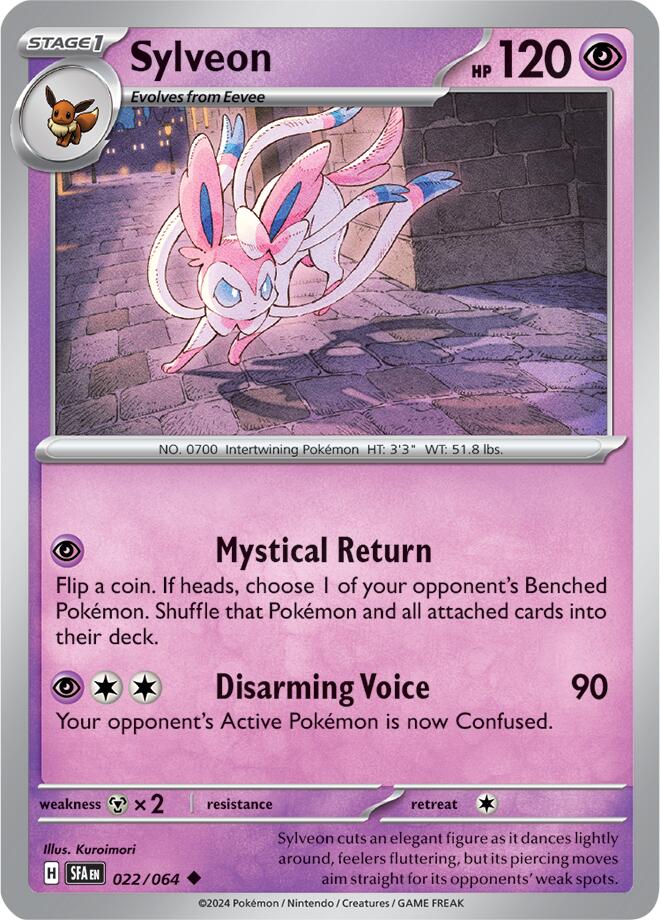 Sylveon (022/064) [Scarlet & Violet: Shrouded Fable] | Chromatic Games