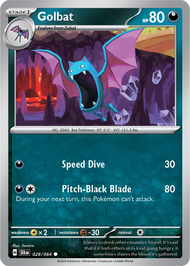 Golbat (028/064) [Scarlet & Violet: Shrouded Fable] | Chromatic Games