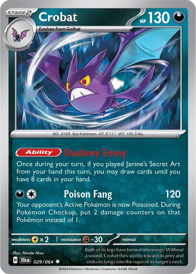 Crobat (029/064) [Scarlet & Violet: Shrouded Fable] | Chromatic Games