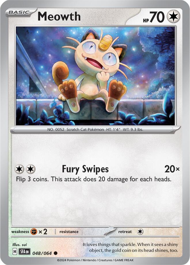 Meowth (048/064) [Scarlet & Violet: Shrouded Fable] | Chromatic Games