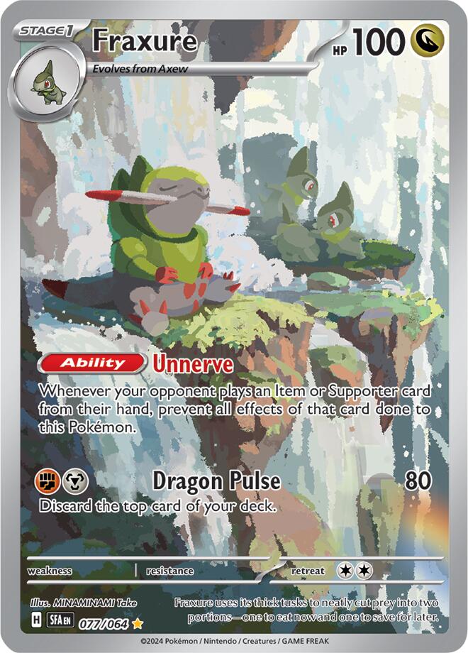Fraxure (077/064) [Scarlet & Violet: Shrouded Fable] | Chromatic Games