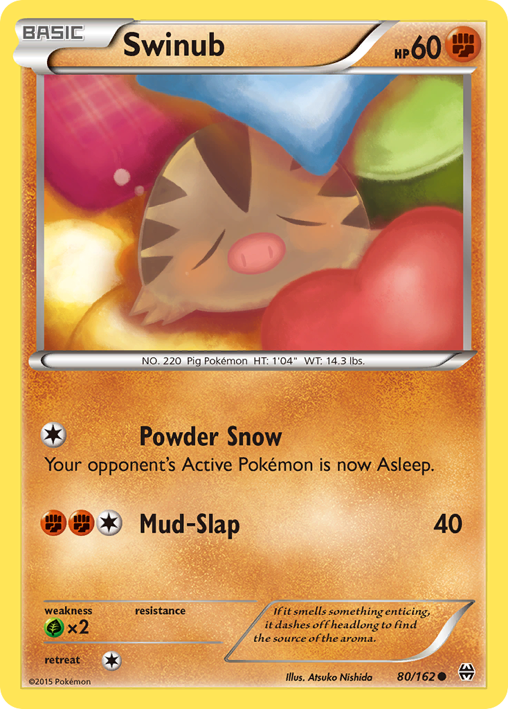 Swinub (80/162) [XY: BREAKthrough] | Chromatic Games