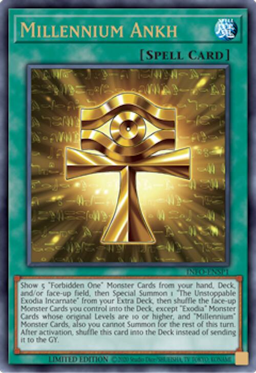 Millennium Ankh (INFO-ENSP1) [INFO-ENSP1] Secret Rare | Chromatic Games