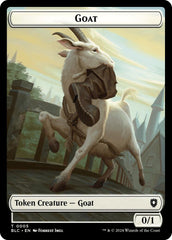 Goat // Wolf (032) Double-Sided Token [Bloomburrow Commander Tokens] | Chromatic Games